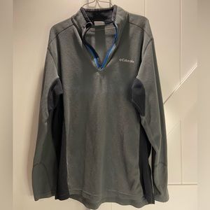 Columbia Men’s grey fleece pullover
